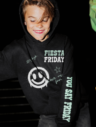 Fiesta Friday Kids Black Sweatshirt