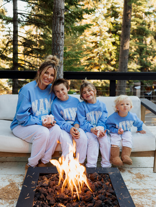 MAMA Blue Crewneck